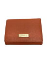 【中古】FURLA◆3つ折り財布/レザー/ORN/レディース【服飾雑貨他】(4)