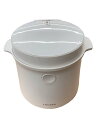 【中古】FORTYFOUR◆ジャー炊飯器/JM-C20E/フォーティフォー/ロカボ/2021年/白【家電・ビジュアル・オーディオ】