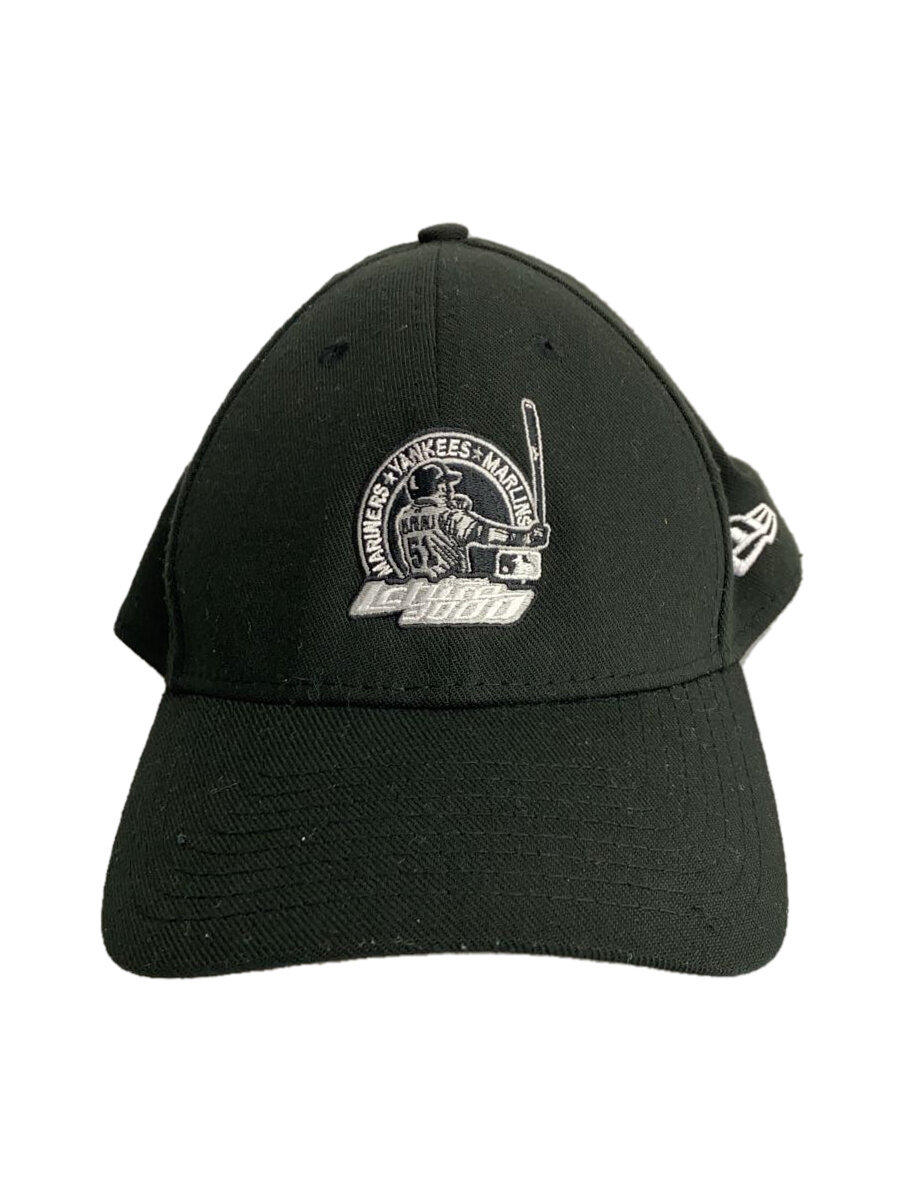 【中古】NEW ERA◆39THIRTY/キャップ/イチロー3000本記念/ブラック【服飾雑貨他】