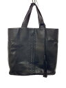 【中古】RALPH LAUREN◆トートバッグ/レザー/BLK【バッグ】