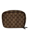 【中古】GUCCI◆ポーチ_GGキャンバス/キャンバス【バッグ】(4)