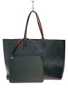 【中古】Christian Louboutin◆Cabata TOTE/カバタ/トートバッグ/レザー/BLK/内側汚れ有//【バッグ】