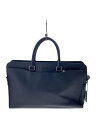 【中古】COACH◆ブリーフケース/レザー/NVY/無地【バッグ】