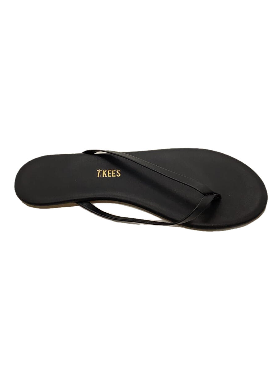 【中古】TKEES◆サンダル/37/BLK【シューズ】