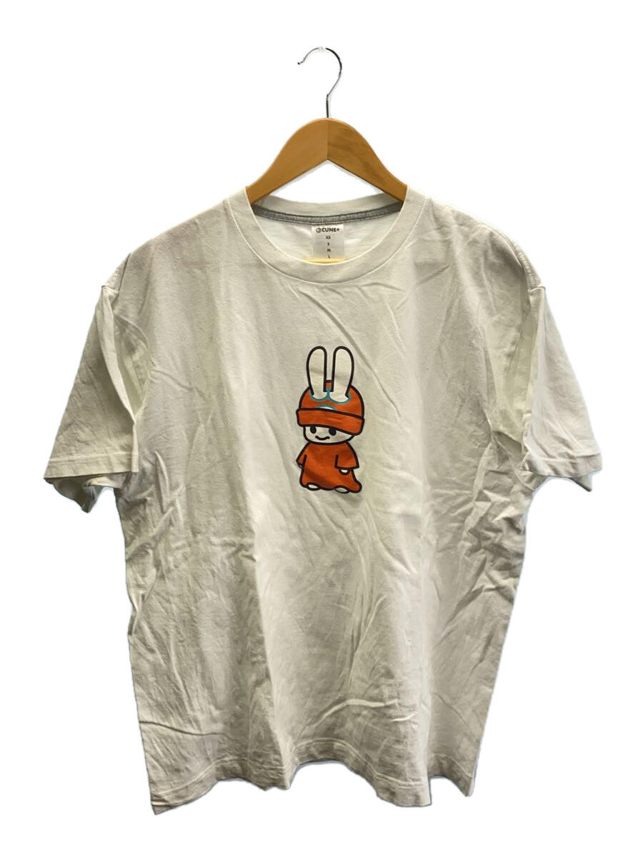 【中古】CUNE◆Tシャツ/XL/コットン/WH