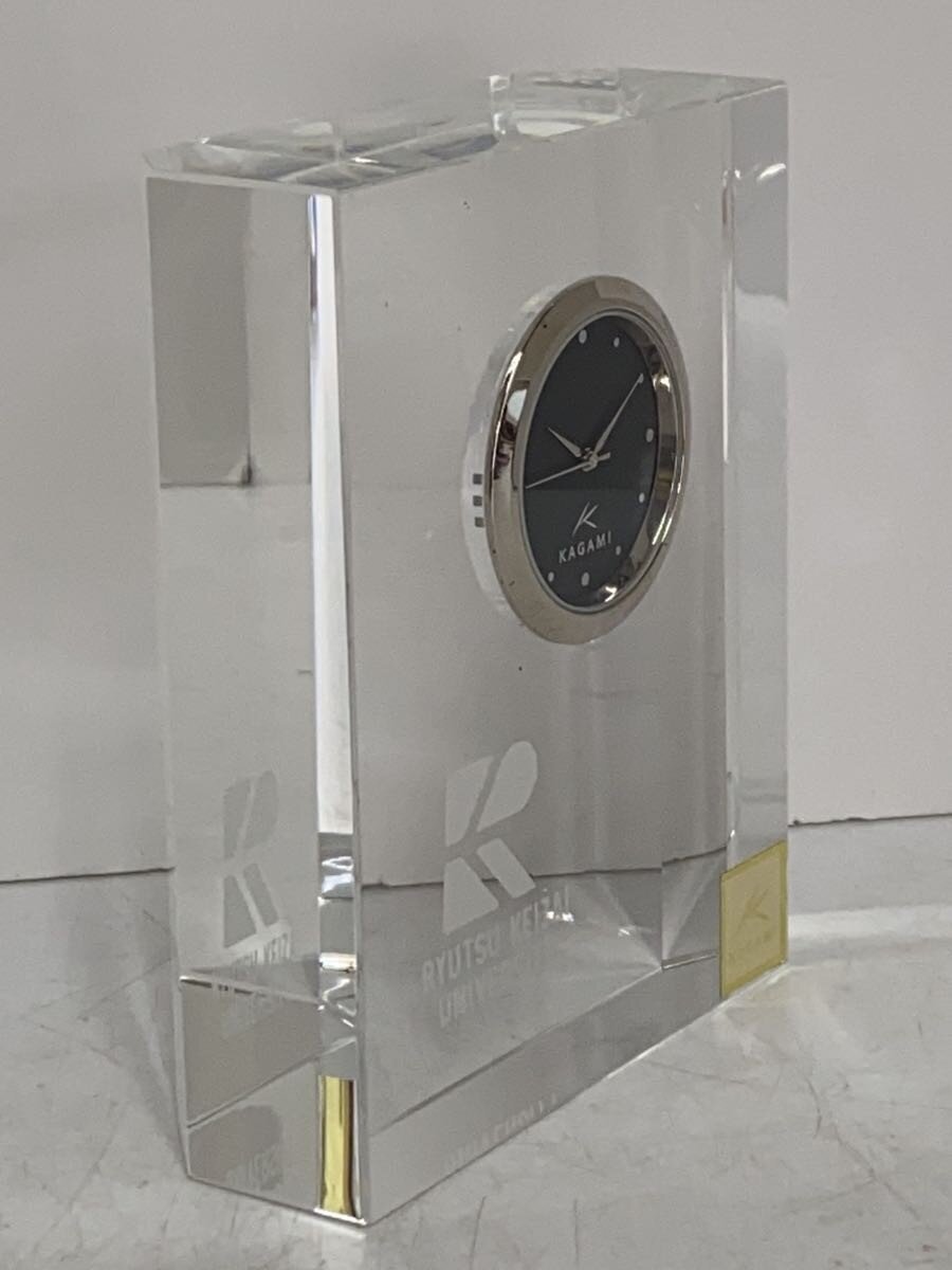 【中古】KAGAMI CRYSTAL◆時計/アナログ/CLR【インテリア小物・日用雑貨】 [3]