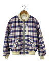 【中古】DIGAWEL◆23SS/Check MA-1//フライトジャケット/2/ポリエステル/BLU/チェック/DWWA004【メンズウェア】(4)