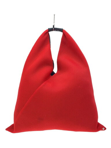 【中古】MM6◆ハンドバッグ/ポリエステル/RED/s54wd0039/MESH JAPANESE TOTE BAG【バッグ】 【中古】MM6◆ハンドバッグ/ポリエステル/RED/s54wd0039/MESH JAPANESE TOTE BAG【バッグ】