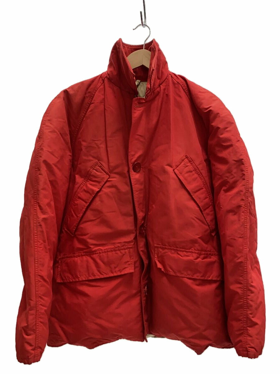 【中古】EDDIE BAUER◆50S～/日の出タグ/CROWNジップ/BAUER DOWN/ダウンジャケット/上ボタン欠損【メンズウェア】