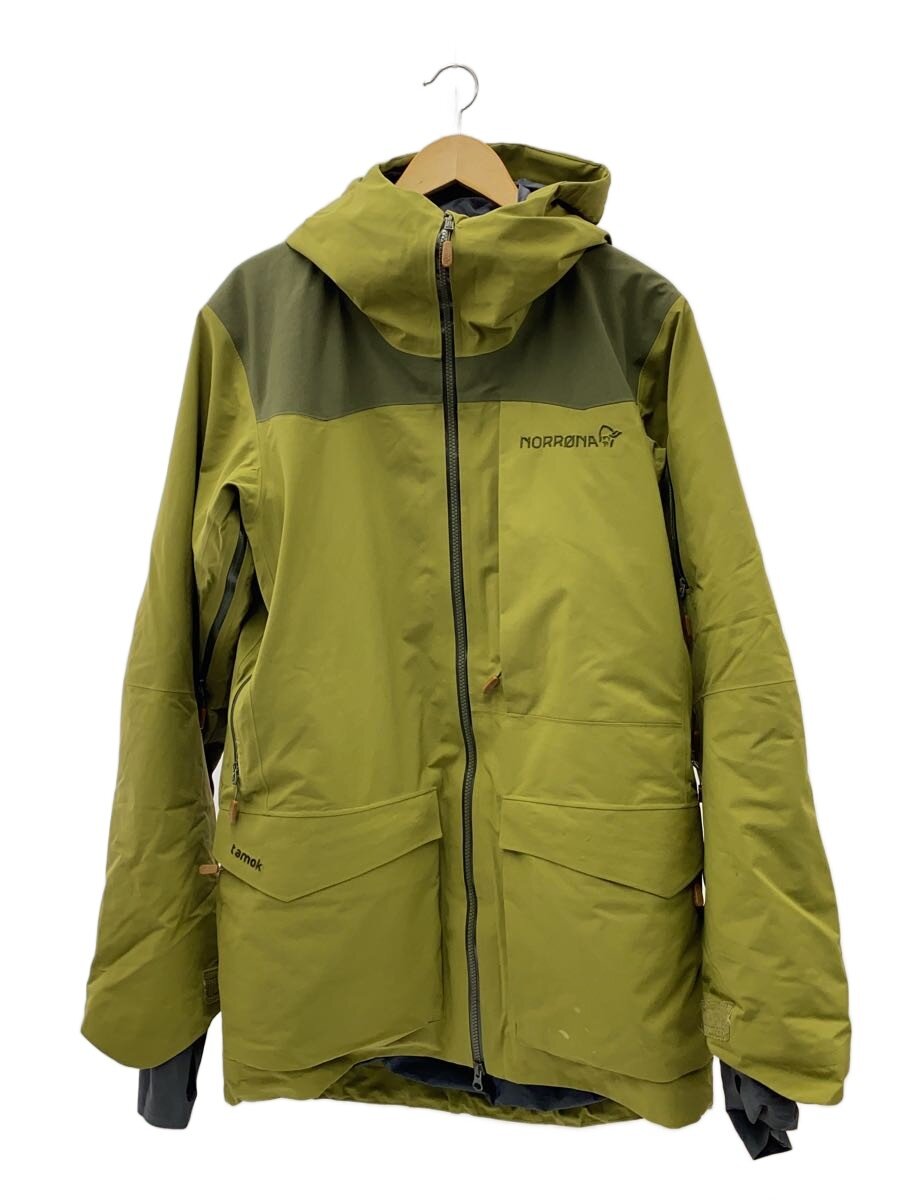 【中古】NORRONA◆右ベンチレーション部分破れ/ウェアー/M/KHK/1201-21/Tamok Gore-Tex therm//【スポーツ】