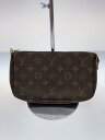 【中古】LOUIS VUITTON◆1)ポシェット・アクセソワール_モノグラム・キャンバス_BRW/ストラップ欠品/PVC/BRW【バッグ】(4)