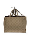 【中古】LOUIS VUITTON◆ベラ トート/トートバッグ/レザー/BEG/総柄/M59203【バッグ】
