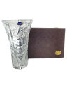 【中古】BOHEMIA GLASS(Crystal)◆壷・花瓶/CLR/24%クリスタル【インテリア小物・日用雑貨】