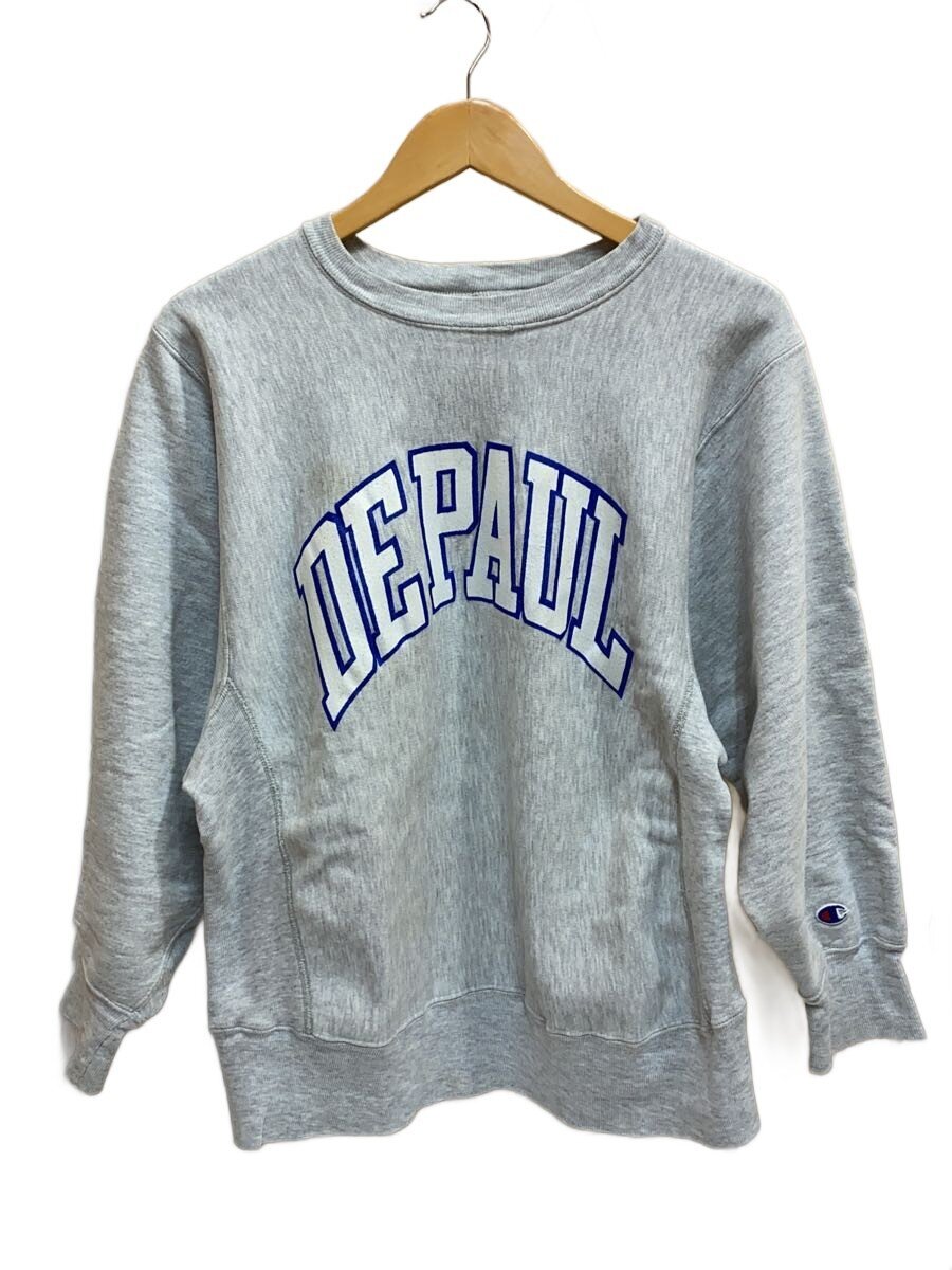 Rakuten - 【中古】Champion◆80S/RW/トリコタグ/USA製/スウェット/M/コットン/GRY/無地/シミ有【レディースウェア】