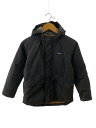 【中古】patagonia◆インサレーテッド/イスマスジャケット/M/ポリエステル/BLK/68045FA19【キッズ】(4)