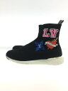 【中古】LOUIS VUITTON◆ソックススニーカー/ハイカットスニーカー/--/BLK/GO0178【シューズ】