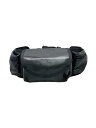 【中古】PORTER◆ウエストバッグ/3連結デザイン/エナメル/BLK【バッグ】(4)