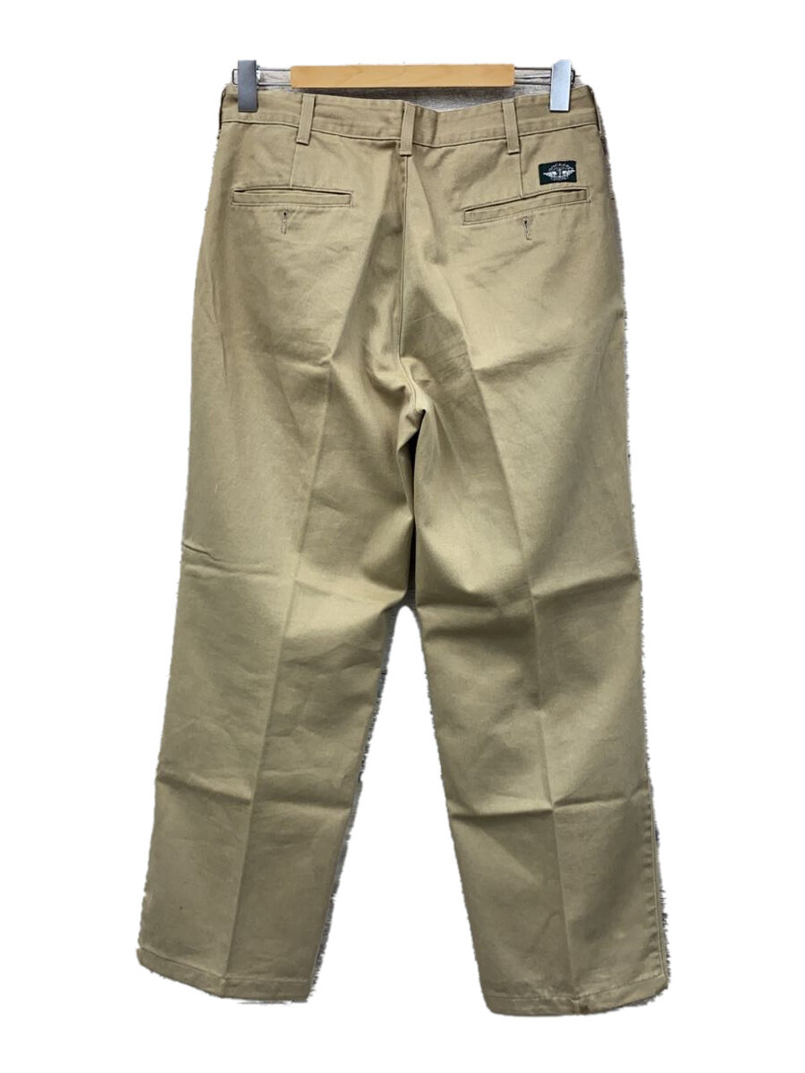 【中古】DOCKERS◆スラックスパンツ/--/コットン/BEG/90s/2タックチノパン【メンズウェア】
