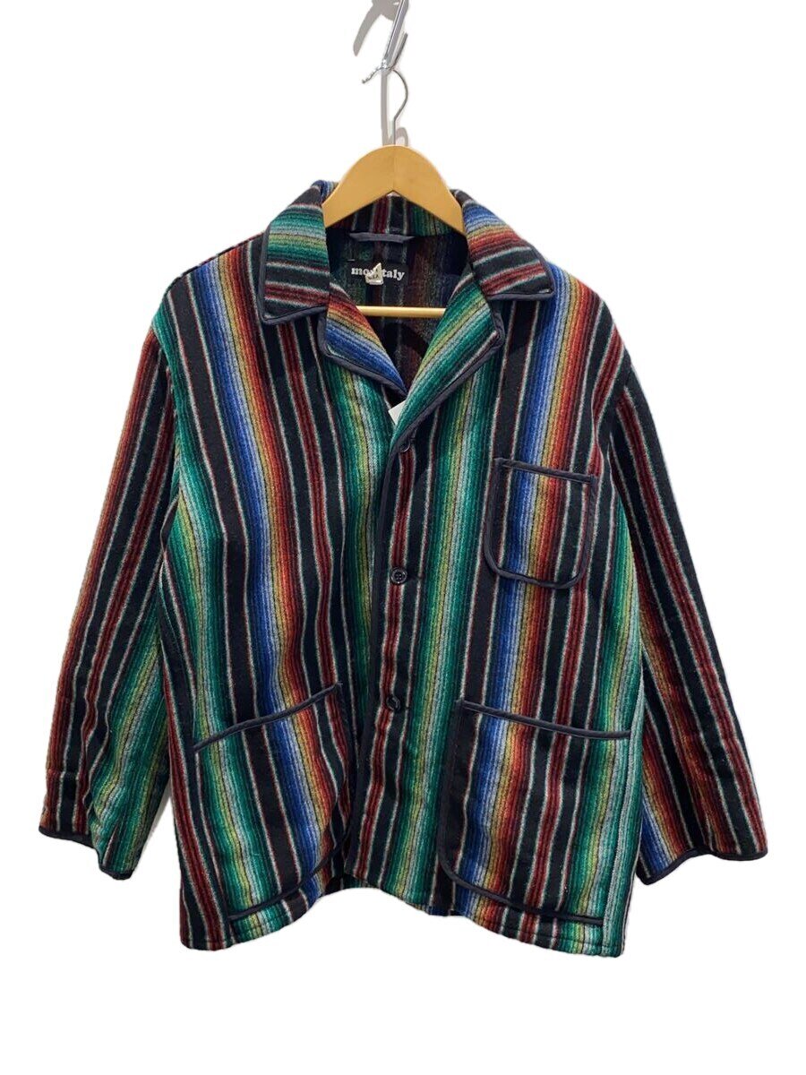 【中古】MONITALY◆Italian Tyrol Jacket/テーラードジャケット/40/ウール/ストライプ/M32011-A-SP【メンズウェア】