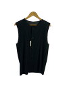 【中古】HOMME PLISSE ISSEY MIYAKE◆D/TAILORED PLEATS/プリーツベスト/4/ポリエステル/BLK/HP41JE152【メンズウェア】