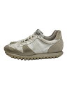【中古】NOVESTA◆MARATHON LEATHER/シューズ/UK6.5/GRY【シューズ】