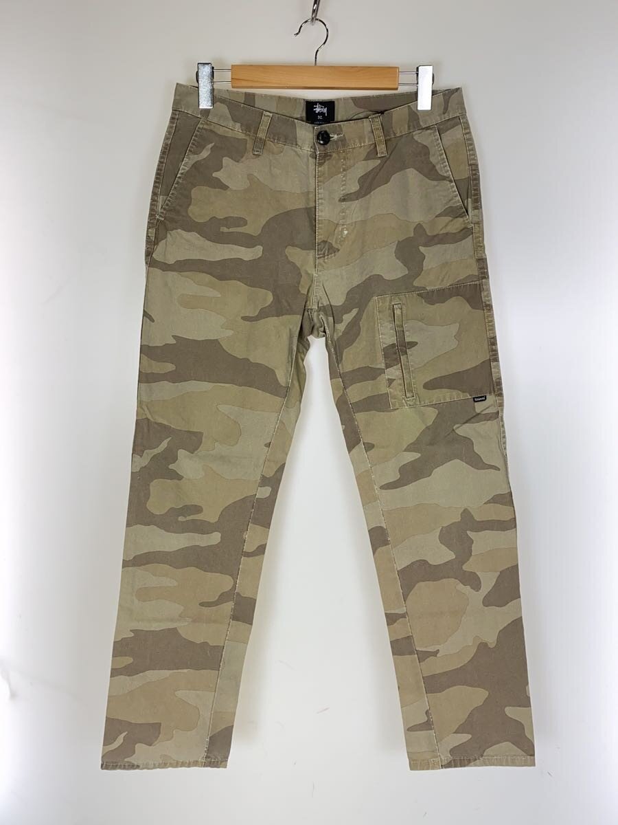【ブランド】STUSSY 【ブランドカナ】ステューシー 【型番】 【程度】C 【サイズ】32 【メインカラー】マルチカラー 【素材・生地】コットン 【キーワード】　　 2026/03/04 セカンドストリート伊勢小木店【4257】【中古】STUSSY◆カーゴパンツ/32/コットン ブランド STUSSY 型番 カラー マルチカラー 柄 カモフラージュ 素材・生地 コットン>色・素材について サイズ 32>サイズ表示について 実寸（cm） 【パンツ】 ウエスト幅：42.5 / ヒップ幅：53 / 股上：26.5 / 股下：74 【その他】 その他サイズ：/ 商品は　セカンドストリート伊勢小木店の店頭にて販売しております。商品に関するお問合わせは、お電話(TEL:0596-31-1741)にて、問合わせ番号：2342574257229をお伝えください。 配送方法やお支払い方法に関するお問い合わせは、サポートセンターまでご連絡をお願いします。 ※お電話の対応は営業時間内のみとなります。お問い合わせフォームでお問い合わせの際はご注文番号をご記入下さい この商品に関する出品店舗からのコメント 全体に擦れや色褪せ、縫い目にダメージが見受けられます。店舗でも同時販売中の為掲載時と状態が異なる場合がございます。予めご了承くださいませ。他にもご不明な点がございましたらお気軽にお問い合わせくださいませ。