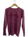 【中古】STUSSY◆長袖Tシャツ/S/コットン/PNK【メンズウェア】(4)