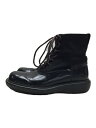 【中古】GUCCI◆レースアップブーツ/39.5/BLK/114 0174【シューズ】