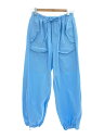 【中古】TICCA◆カーゴパンツ/FREE/コットン/BLU/TBDS-062【レディースウェア】