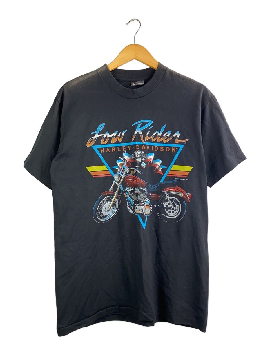 Rakuten - 【中古】HARLEY DAVIDSON◆Tシャツ/L/ポリエステル/BLK/プリント【メンズウェア】