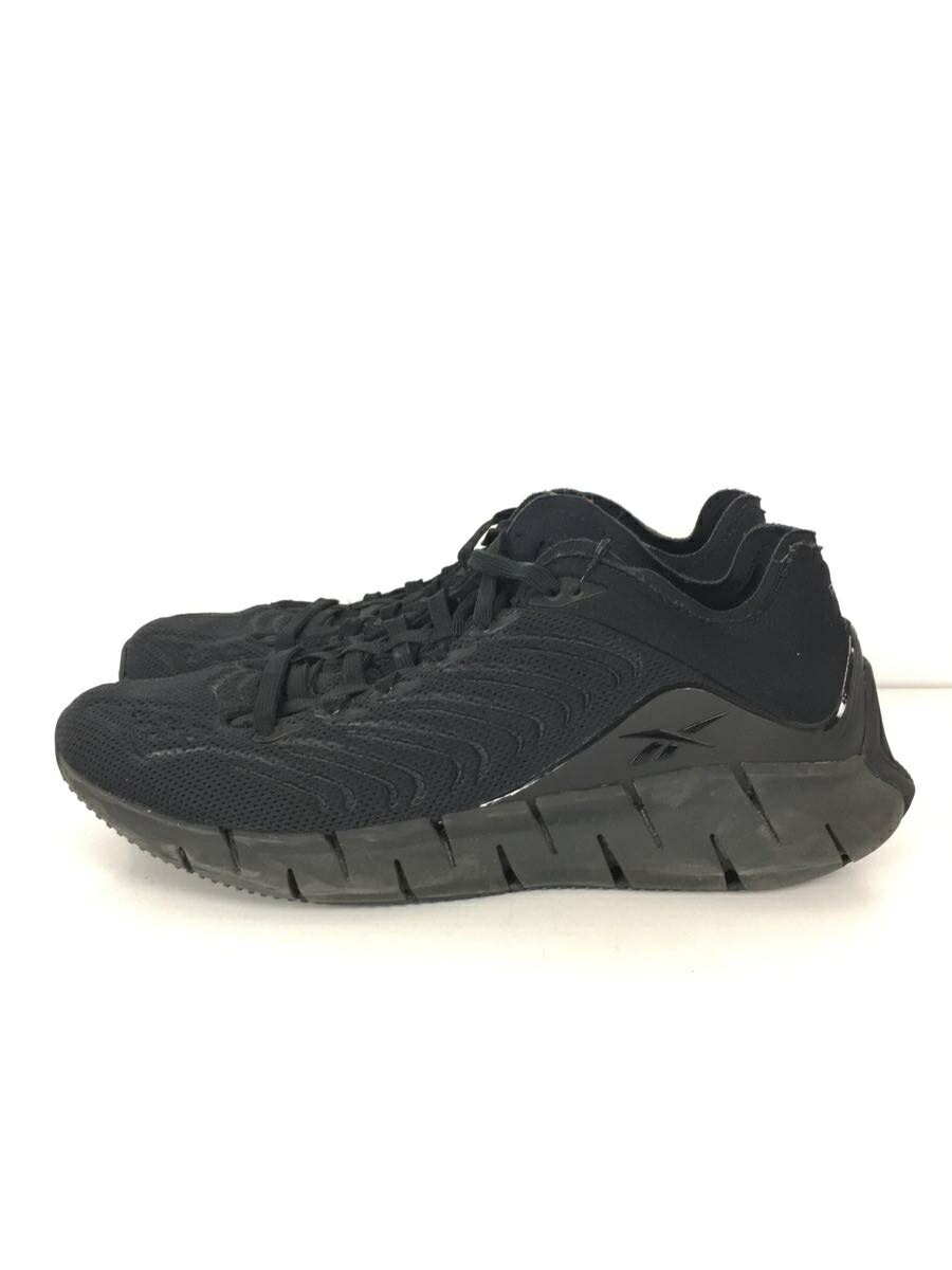 【中古】Reebok◆ZIG KINETICA/ローカットスニーカー/27cm/ブラック/EH1722/キネティカ【シューズ】