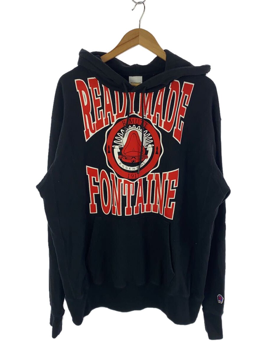 READYMADE◆パーカー/L/コットン/BLK/RE-CO-BK-00-00-195//