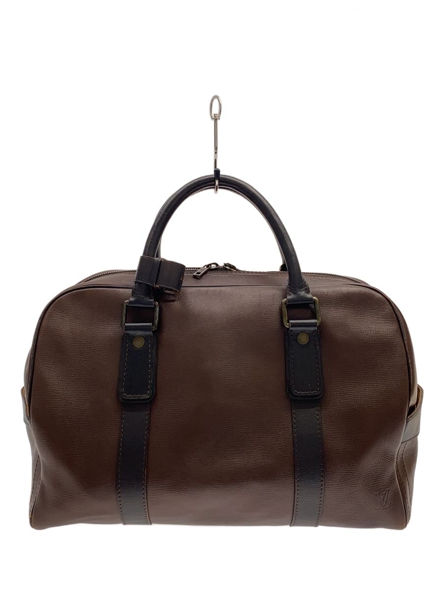 【中古】LOUIS VUITTON◆キャリーオール_ユタ/レザー/BRW【バッグ】