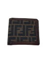 【中古】FENDI◆2つ折り財布/--/BRW/メンズ【服飾雑貨他】(4)