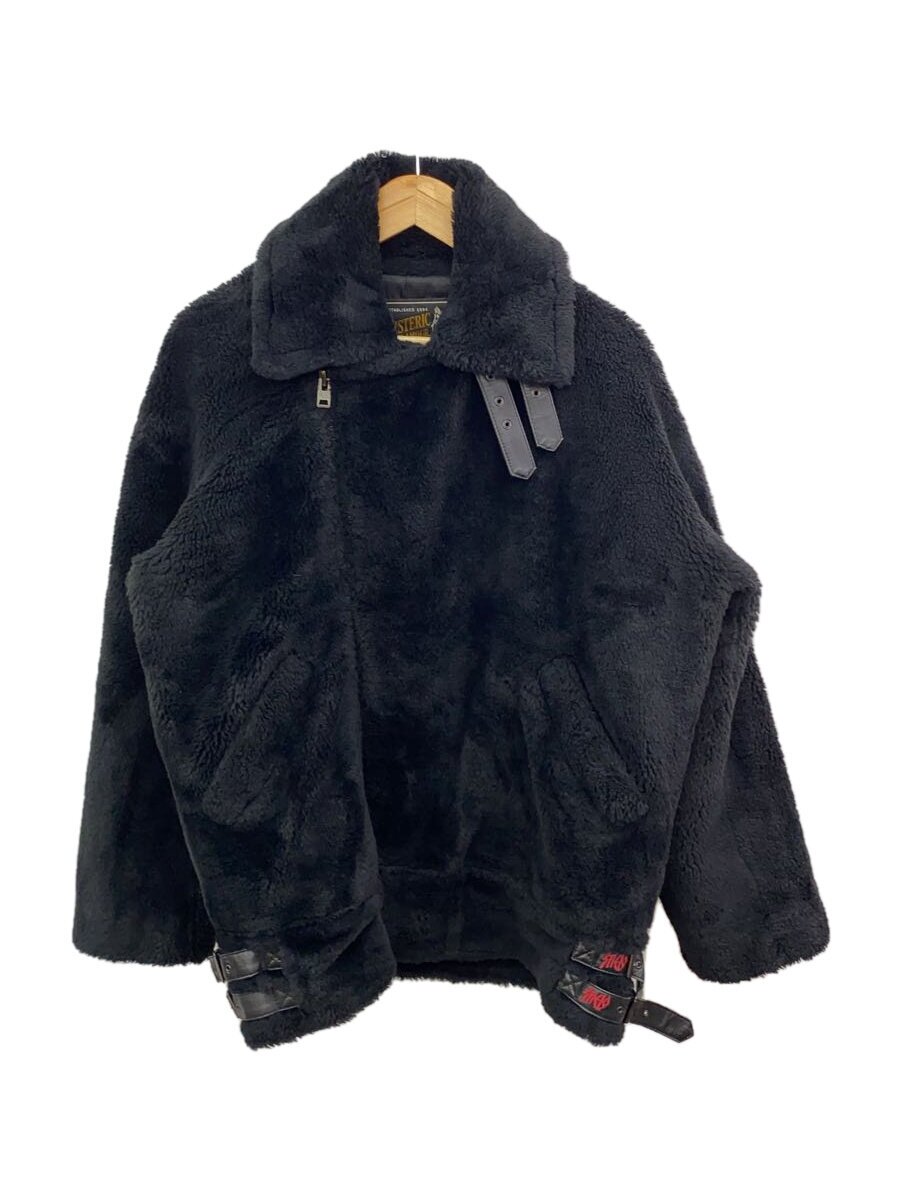 【中古】HYSTERIC GLAMOUR◆×野口強/Stie-lo刺繍/M/ポリエステル/BLK/無地/02183AB23//【メンズウェア】