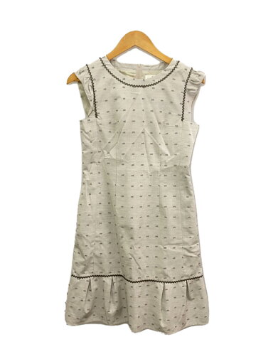 【中古】Rene◆ノースリーブワンピース/ワンピース/ジップアップ/34/ポリエステル/GRY【レディースウェア】 【中古】Rene◆ノースリーブワンピース/ワンピース/ジップアップ/34/ポリエステル/GRY【レディースウェア】