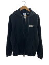 【中古】BURBERRY◆ジップパーカー/S/コットン/ブラック/無地/ダブルジップ【メンズウェア】(4)