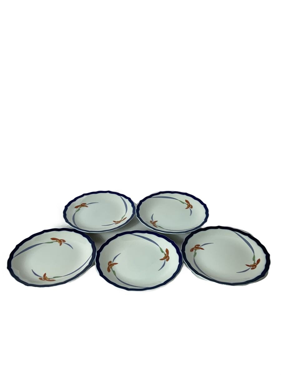 Rakuten - 【中古】香蘭社◆パン皿/オーキッドレース/皿/5点セット/WHT/有田焼/1005JE【キッチン用品】