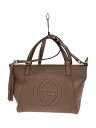 【中古】GUCCI◆ハンドバッグ_ソーホー/レザー/ピンク【バッグ】