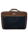 【中古】SAMSONITE◆ブリーフケース/ポリエステル/ブラック/内ポケット/無地【バッグ】