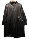 【中古】HARE◆シンセティックレザーモッズコート/コート/FREE/フェイクレザー/BLK/HAL07128AD【レディースウェア】