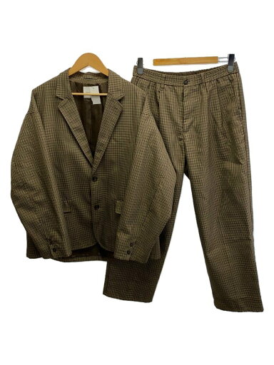 【中古】FREAK’S STORE◆セットアップ/M/ポリエステル/ブラウン/チェック/203-1554【メンズウェア】 【中古】FREAK’S STORE◆セットアップ/M/ポリエステル/ブラウン/チェック/203-1554【メンズウェア】