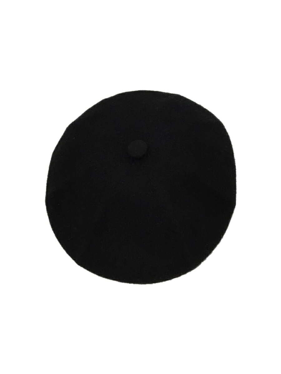 【中古】KANGOL◆ハンチング/M/ウール/BLK/無地/レディース/K3240SM【服飾雑貨他】