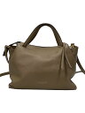 【中古】GIANNI CHIARINI◆ショルダーバッグ/レザー/BEG/無地【バッグ】