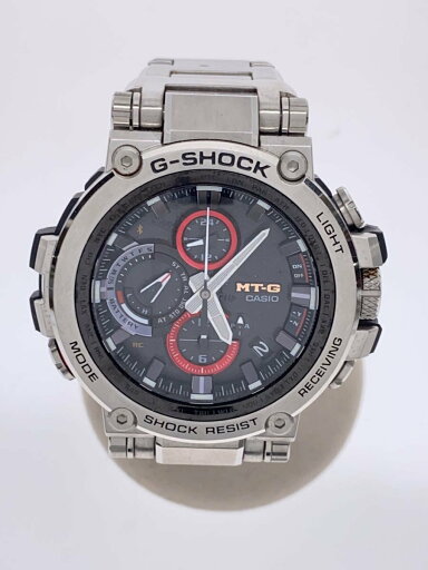 【中古】CASIO◆ソーラー腕時計・G-SHOCK/アナログ/--/BLK/SLV//【服飾雑貨他】 【中古】CASIO◆ソーラー腕時計・G-SHOCK/アナログ/--/BLK/SLV//【服飾雑貨他】
