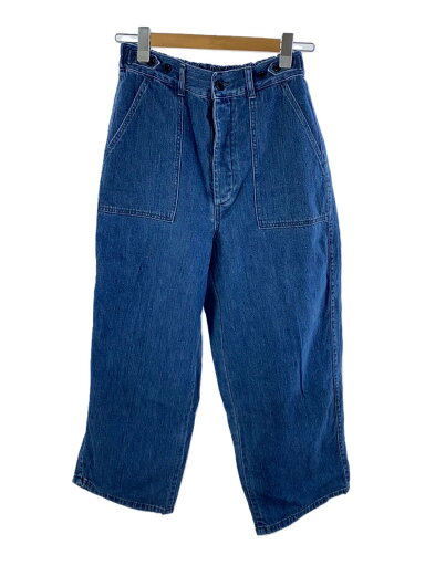 【中古】Ordinary Fits◆イージーベイカーデニムパンツ/size:2/コットン/BLU/無地【レディースウェア】 【中古】Ordinary Fits◆イージーベイカーデニムパンツ/size:2/コットン/BLU/無地【レディースウェア】
