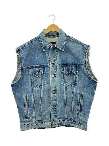 【中古】HARLEY DAVIDSON◆デニムベスト/バックロゴ/ワッペン/M/コットン/IDG/03402【メンズウェア】 【中古】HARLEY DAVIDSON◆デニムベスト/バックロゴ/ワッペン/M/コットン/IDG/03402【メンズウェア】