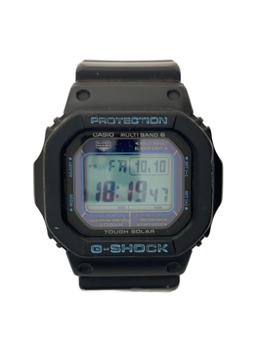 【中古】CASIO◆ソーラー腕時計・G-SHOCK/デジタル/BLK【服飾雑貨他】