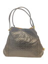 【中古】COACH◆ショルダーバッグ/レザー/BLK/総柄/31866【バッグ】