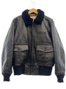 【中古】AVIREX◆フライトジャケット/羊革/BLK/783-3950010/G-1 FLIGHT JACKET ANTIQUE【メンズウェア】